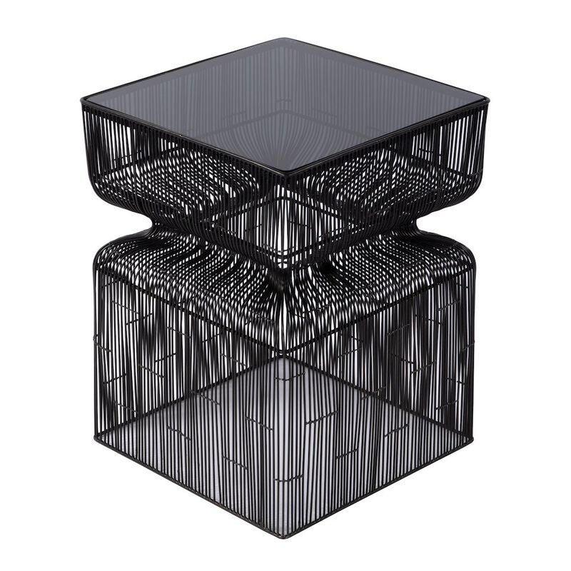 Butler Specialty Ivar 14 in. W Square Stainless Steel Modern End Table, Bronze image number 4