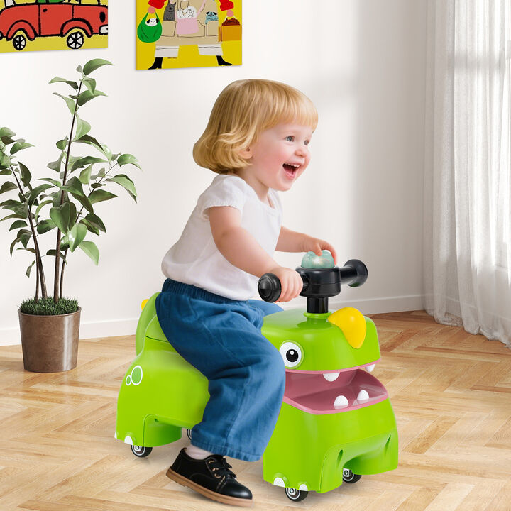 Kids Walking Ride On Car with Lights and Music for Indoor Outdoor Fun