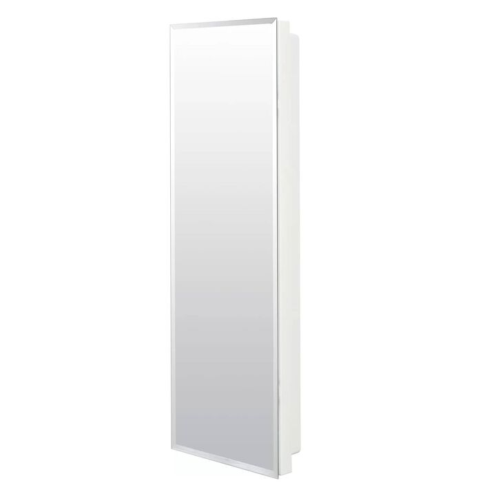 Hivvago Narrow Bathroom Medicine Cabinet Frameless Mirror 12 x 36 inch