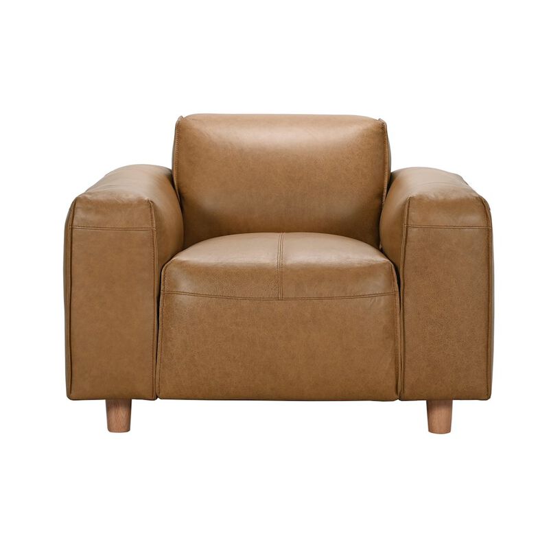 Porter Designs Nerio Top-Grain Leather Chair, Brown image number 0