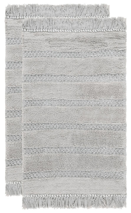 Finn Fringe PMB905 Set of 2 Bathmat
