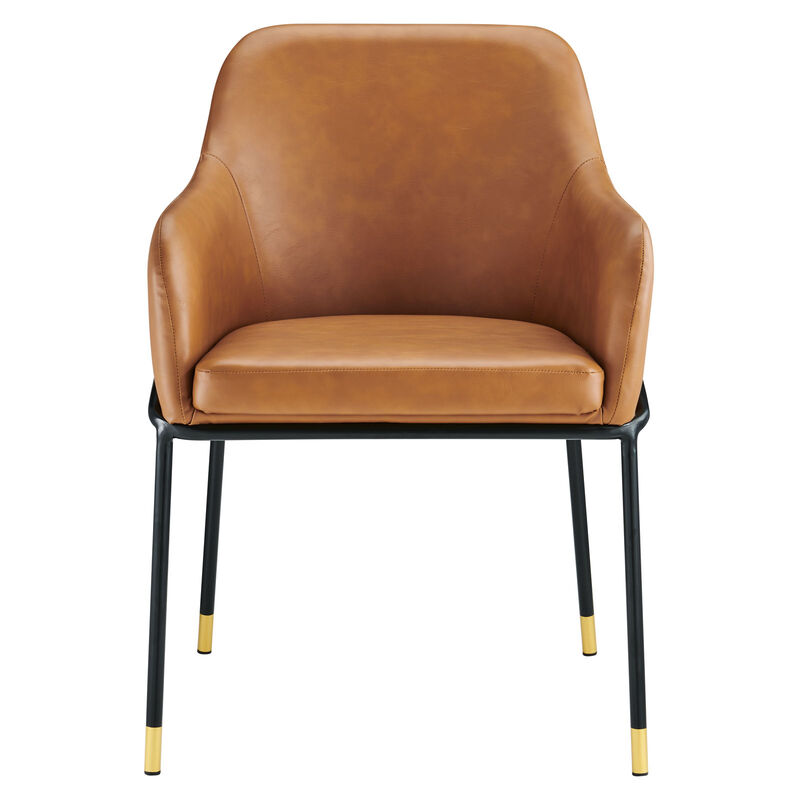 Jovi Vegan Leather Dining Chair image number 3