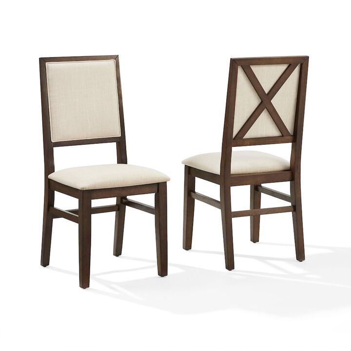Joanna 2-Piece Upholstered Back Dining Chair Set