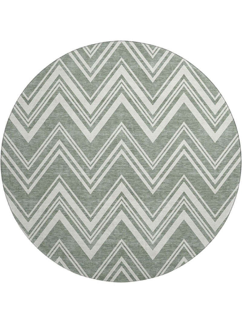 The Reserve TR17 Sage 8' Round Rug