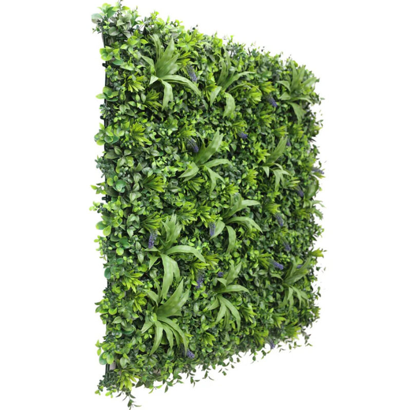 Natural Artificial Boxwood Wall 40" x 40" 11SQ FT Commercial Grade UV Resistant image number 7