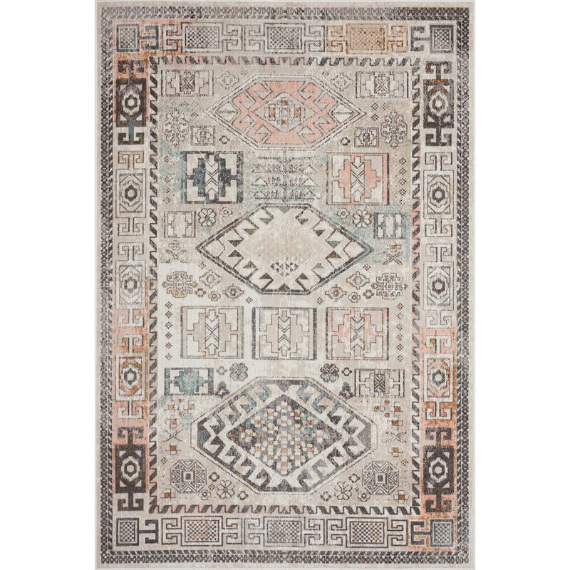 LR Home Antalya Durable Performance Area Rug Indoor