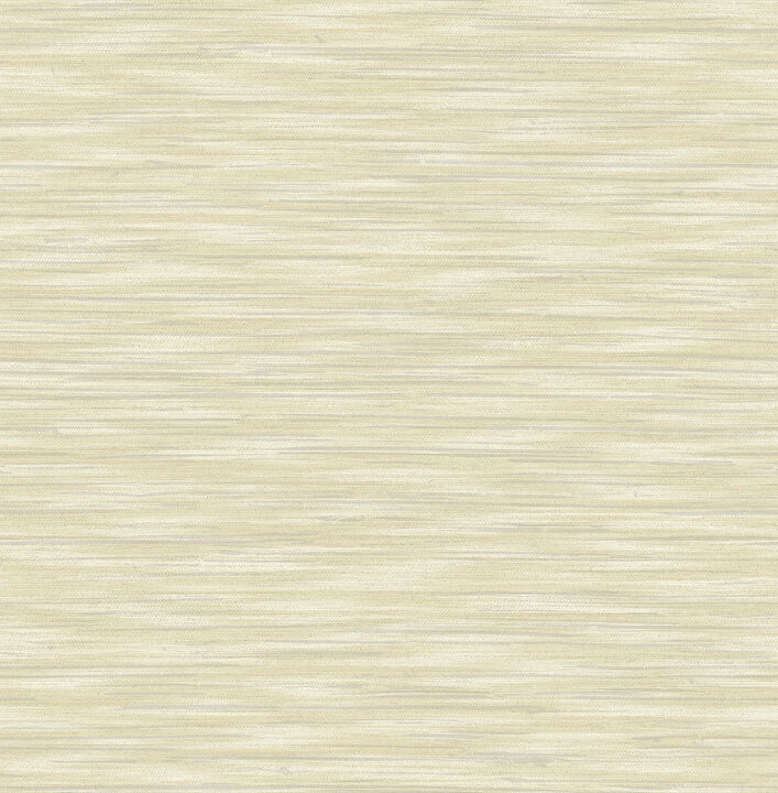 Benson Yellow Faux Fabric Wallpaper (Set of 2)