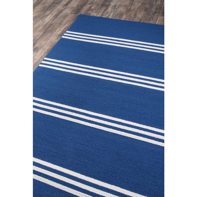 Momeni Contemporary Rectangle Area Rug, Maritime Blue, 2' X 3'