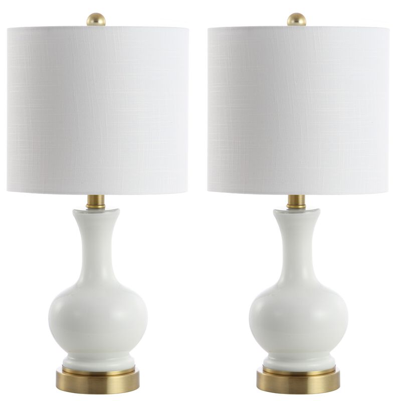 Cox Glassmetal LED Table Lamp (Set of 2)