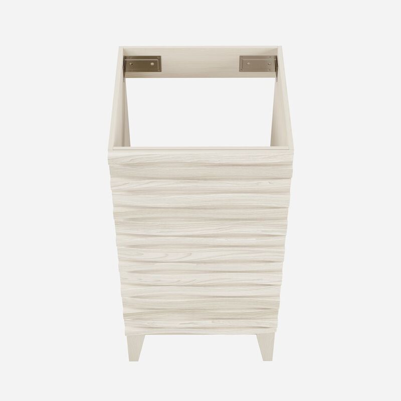 Cascade 18" Freestanding Bathroom Vanity Cabinet without Top in White Oak image number 3
