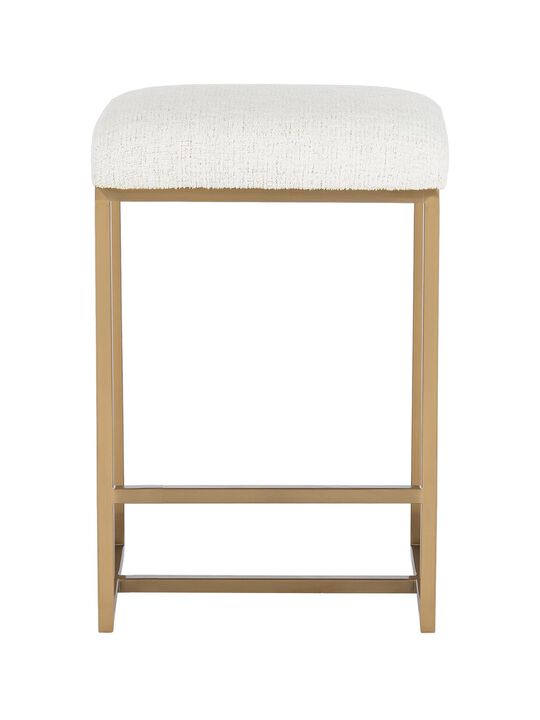 Pinrose Snow Backless Stool