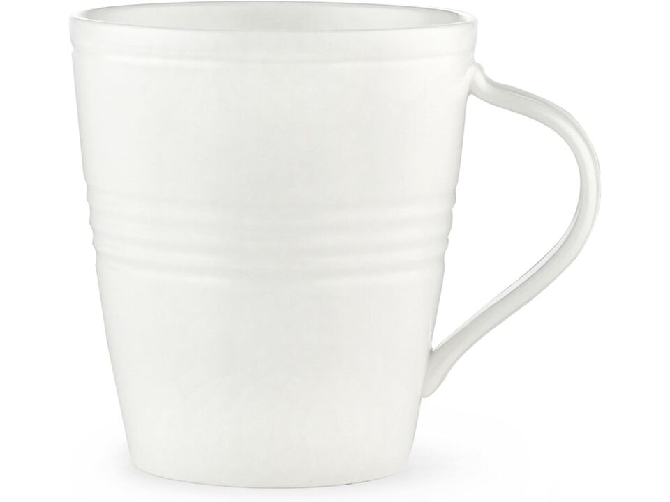 Lenox Tin Can Alley Seven Mug, 0.60 LB, White