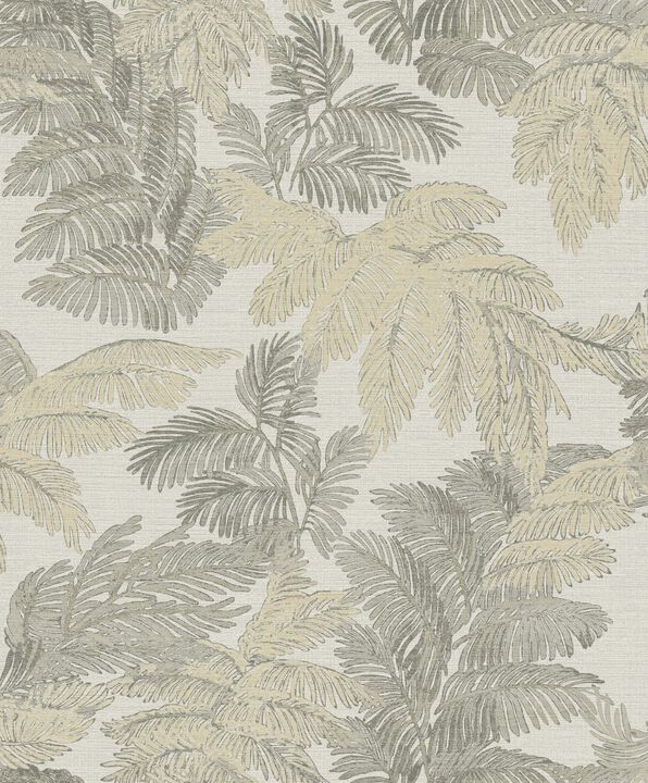 Italian Style Palma Silver Grey Wallpaper 28817