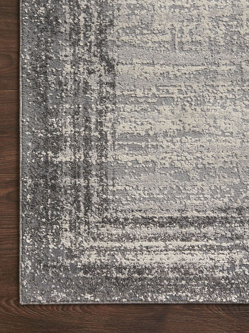 Austen AUS02 Pebble/Charcoal 18" x 18" Sample Rug