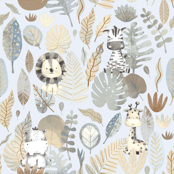 Little Explorers 2 Kids Blue Wallpaper 14836
