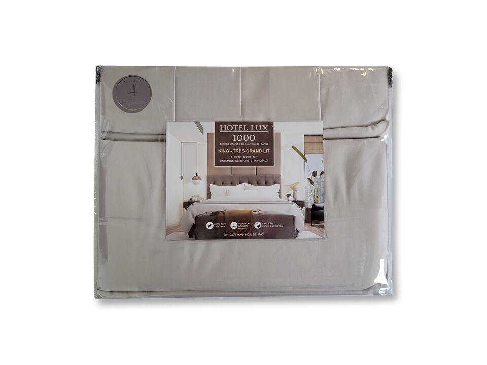 Cotton House - Hotel Lux Cotton Sheet Set, 1000 Thread Count