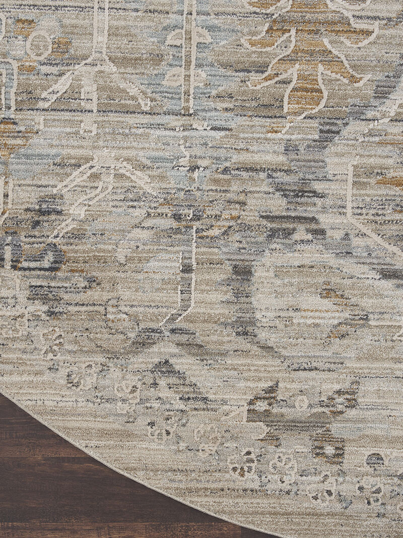 Lynx LNX02 Ivory/Taupe 5'3" x 7'10" Rug