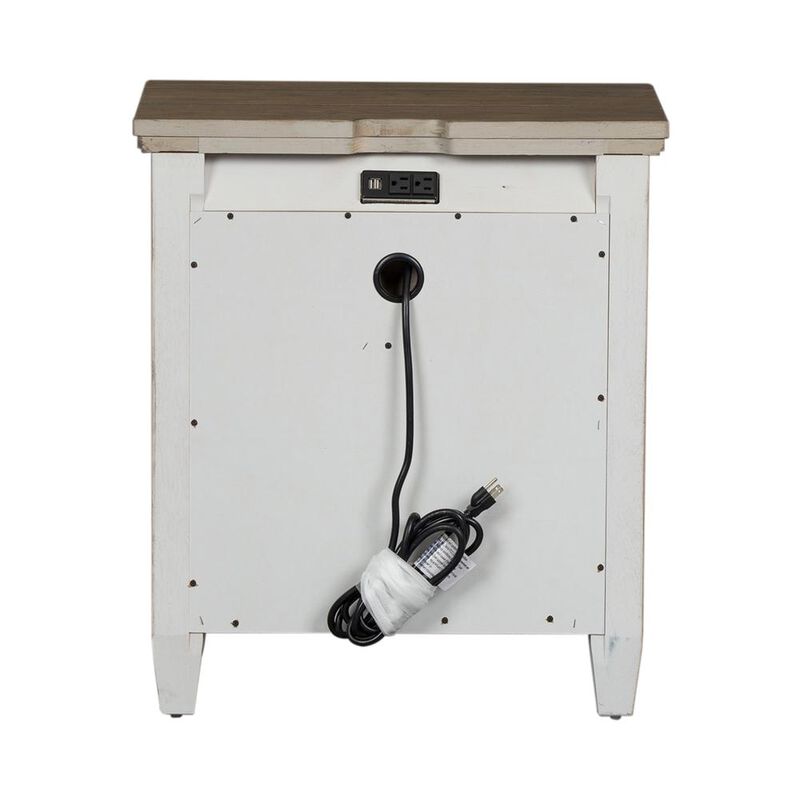 Liberty Furniture 2 Drawer Night Stand w/ Charging Station image number 4