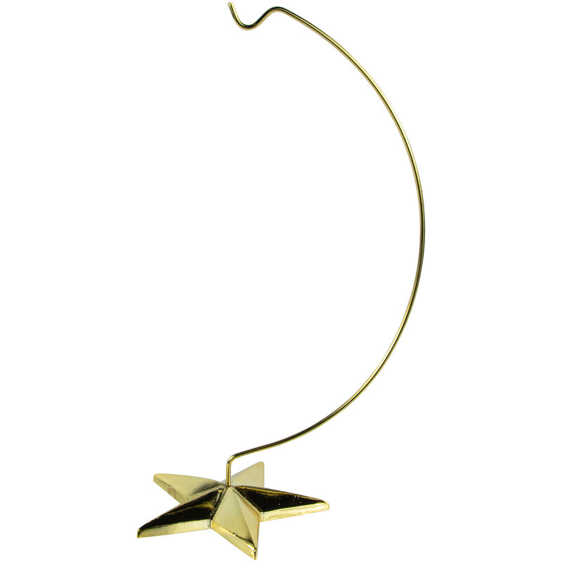 12.50" Gold Star Christmas Ornament Holder