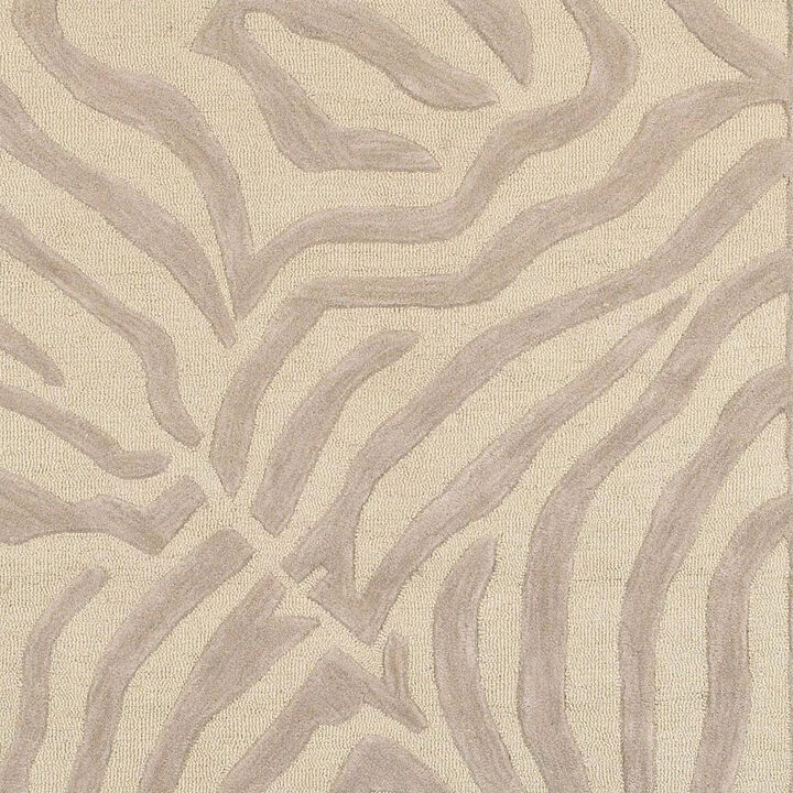 HomeRoots Zebra Pattern Area Rug