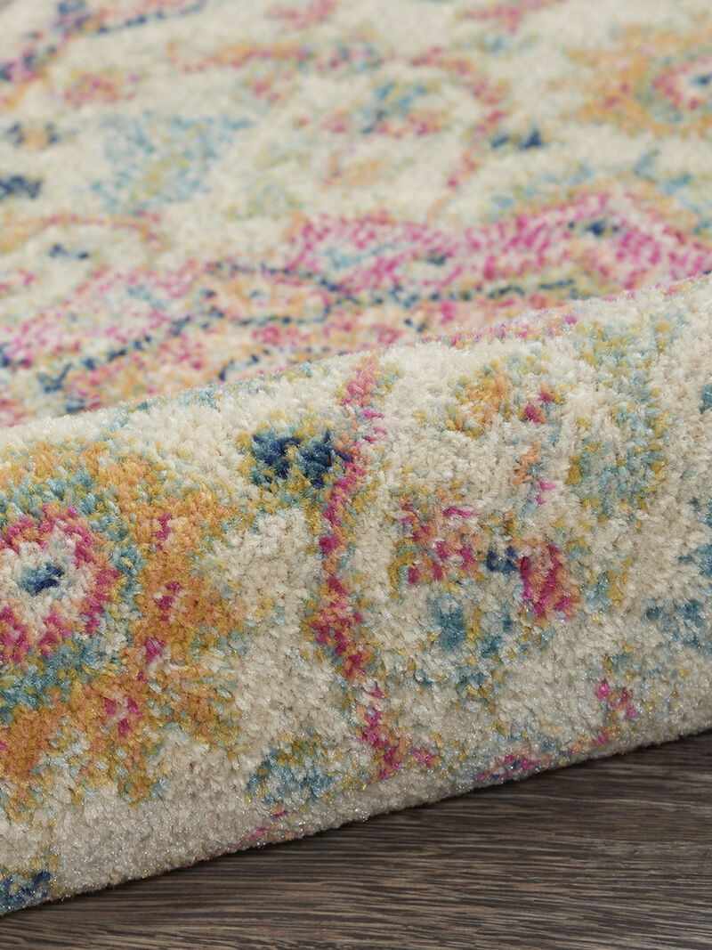 Passion PSN25 Ivory/Pink 2'2" x 7'6" Rug image number 5