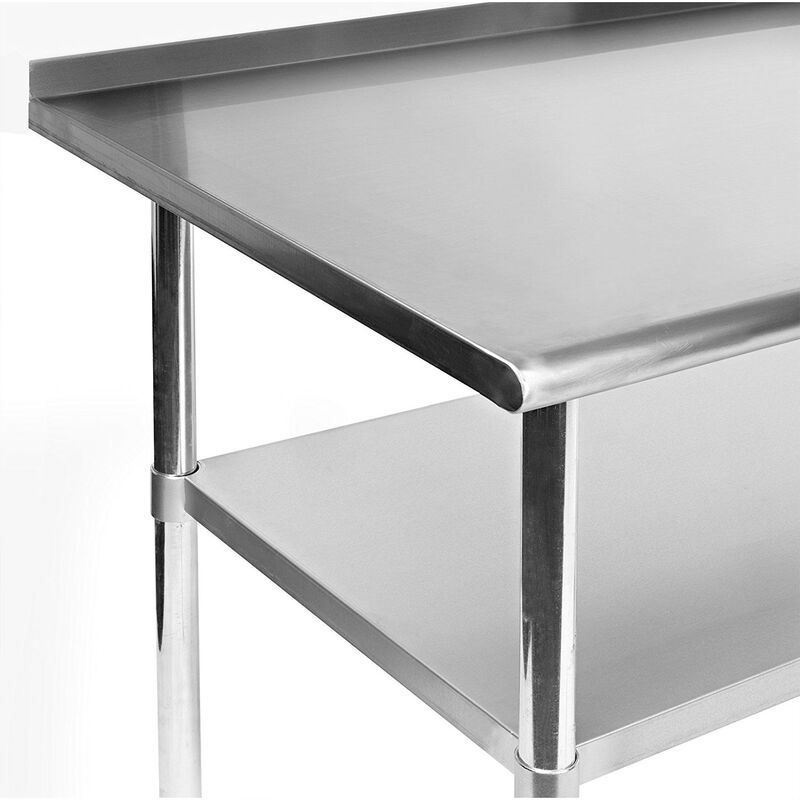 Commercial Grade Stainless Steel Work Table for Kitchen Food Preparation