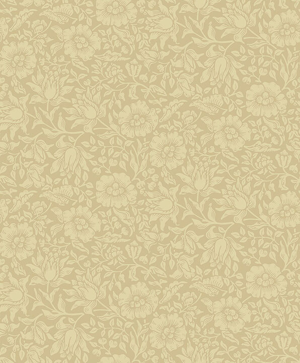 Mallow Butter Floral Vine Wallpaper