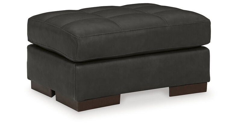 Luigi Leather Ottoman image number 0