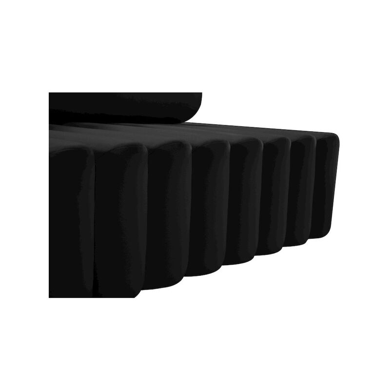 Meridian Furniture Melody Black Velvet Chair