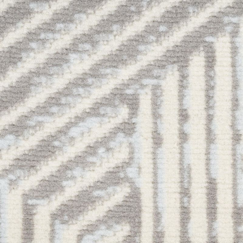 HomeRoots Geometric Runner Rug image number 2