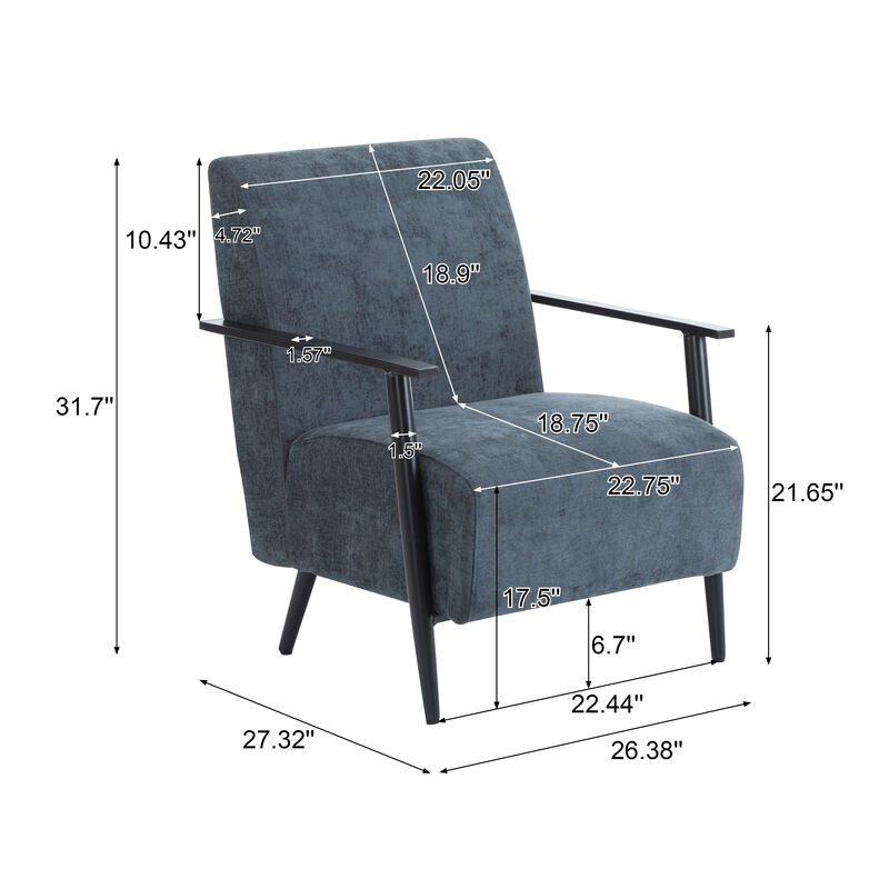 Merax Modern Lounge Chair Accent Chairs 2 PCS