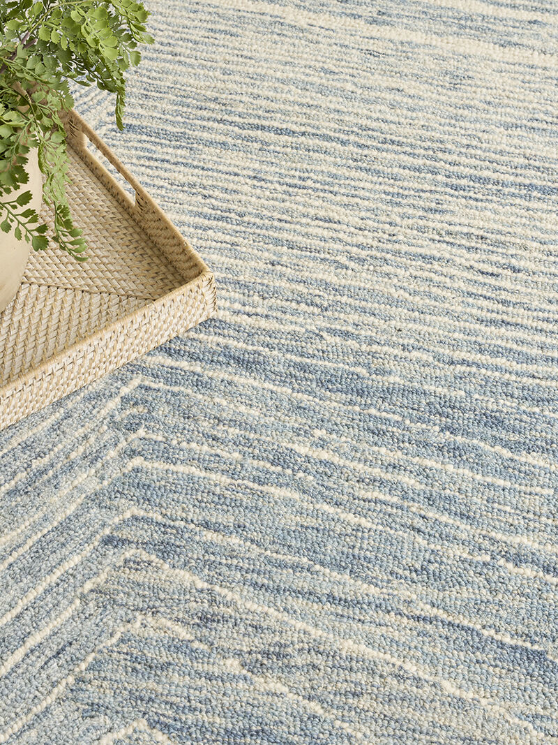 Pure Angles ANG01 Ivory/Blue 5'3" x 7'3" Rug image number 9