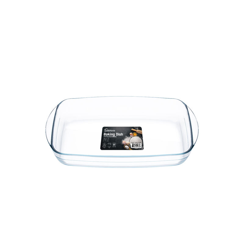 11 x 8 Glass Rectangular Baking Dish - Oven Safe Glass Bakeware