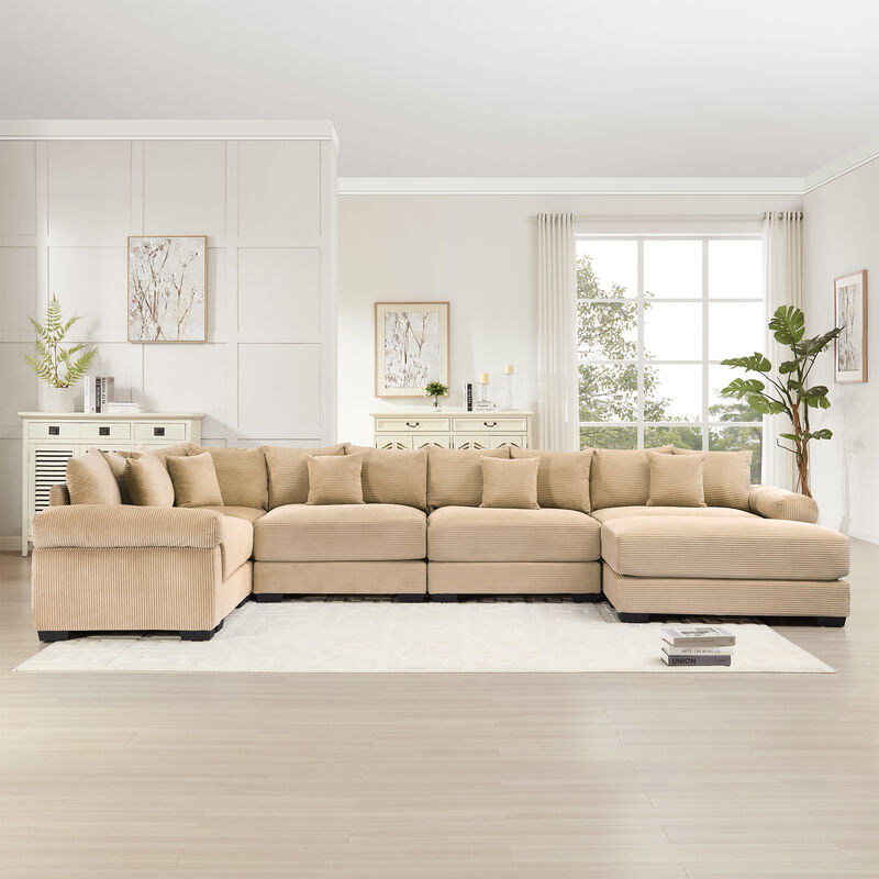 Meksik Oversized Cloud U‑Shape Modular Sectional Sofa image number 2