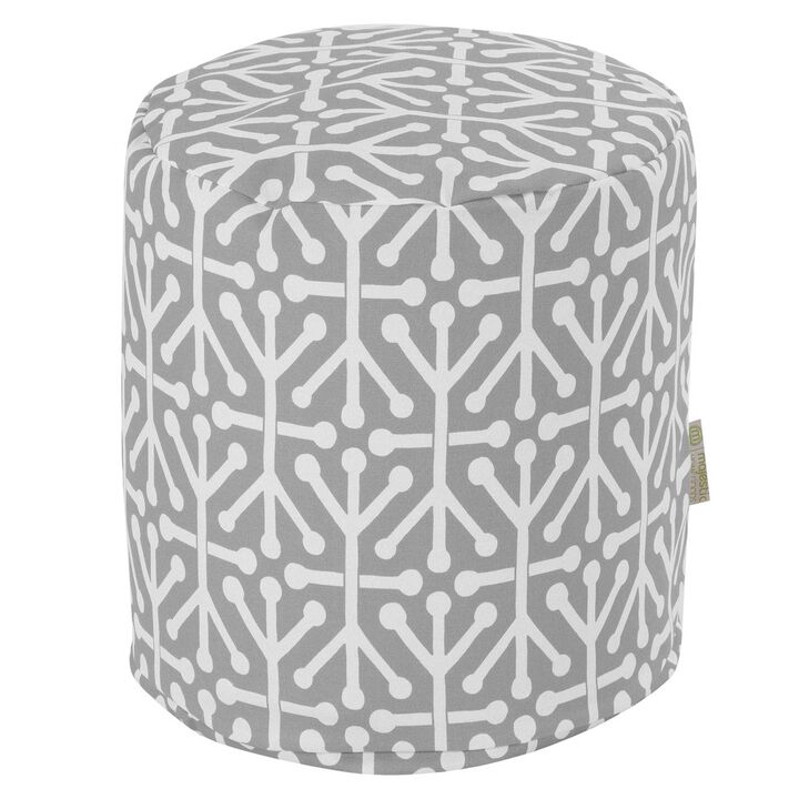 Majestic Home Goods Pouf Aruba Gray