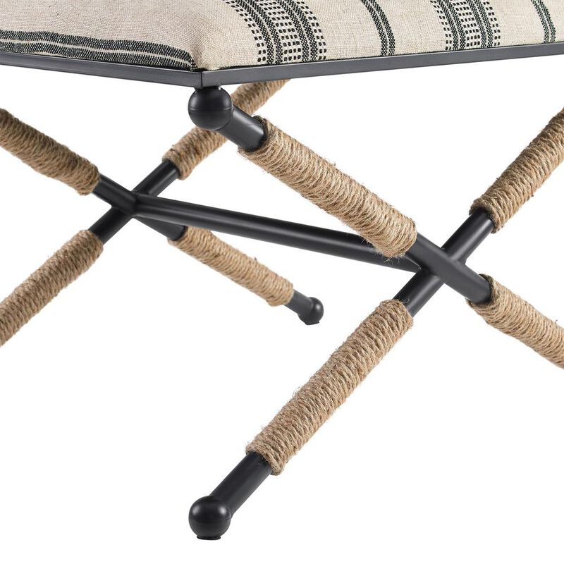 Linon Logue Campaign Ottoman image number 5