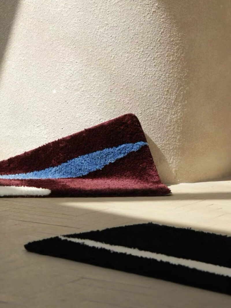 Ultra Soft Contemporary Abstract Bath Rug, Absorbent, Anti-slippery Mat image number 3