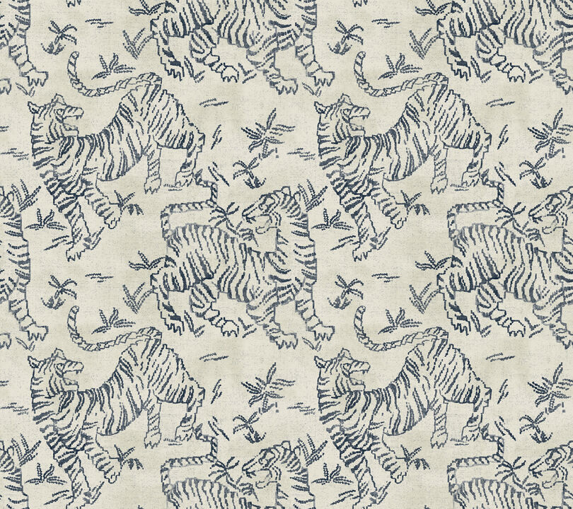 Orly Tigers Indigo Wallpaper