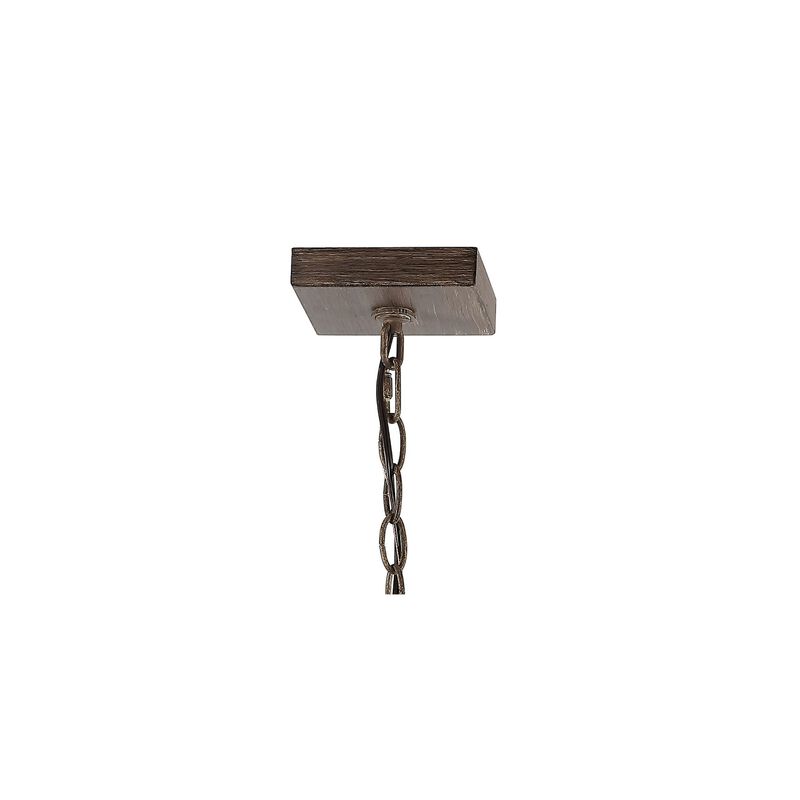 Magnolia 4-Light Adjustable Iron Rustic Farmhouse LED Pendant