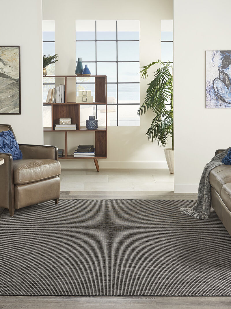 Positano POS01 Charcoal 7' x 10' Rug image number 1