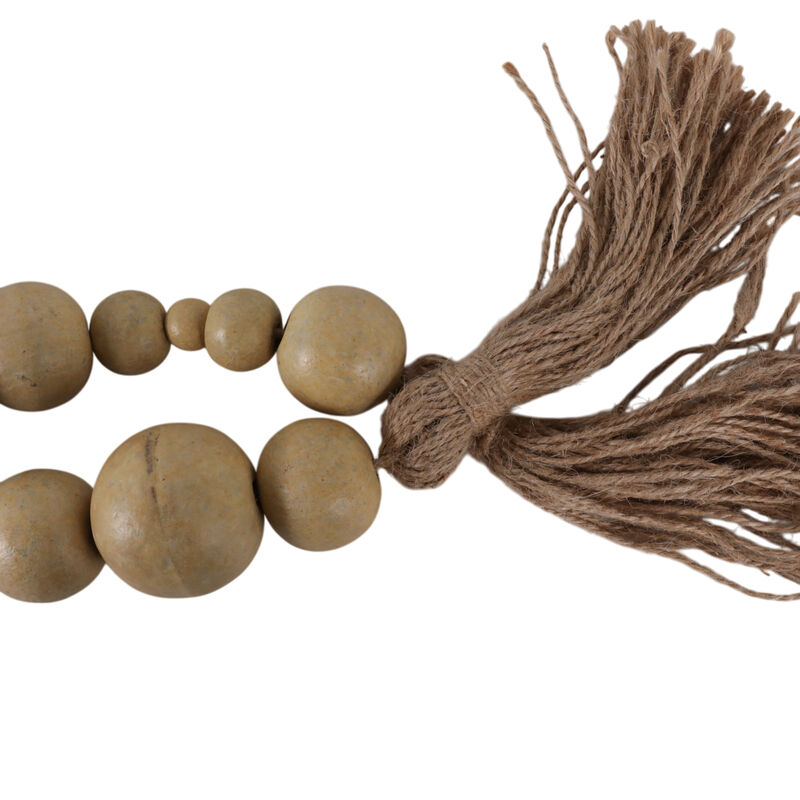 Wood Stonewash Bead Garland image number 5