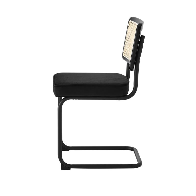 Loft Lyfe Ayman Velvet Dining Chair Seat (Set of 2)