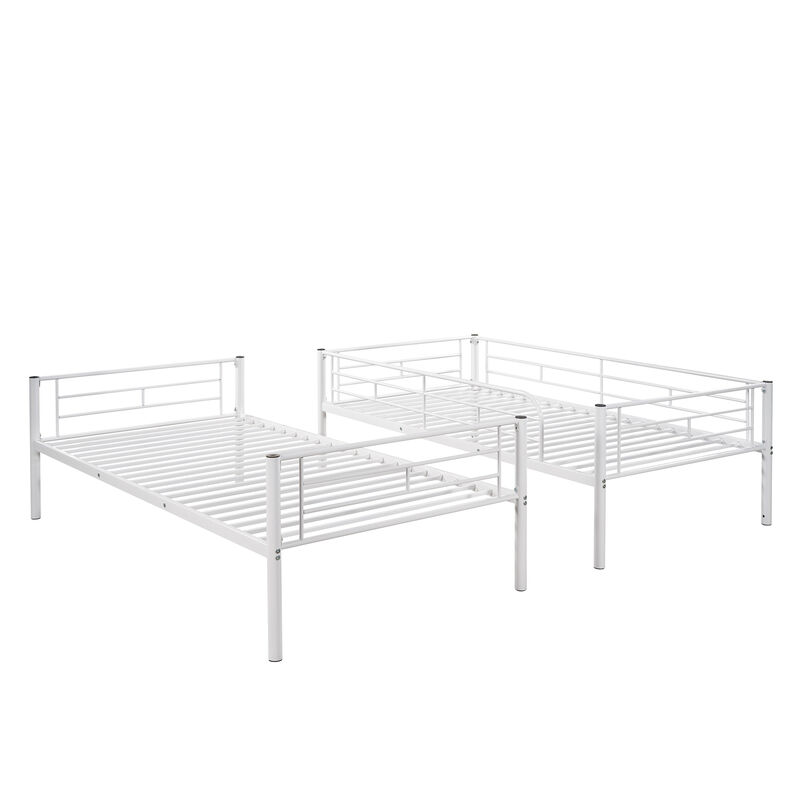 Merax Twin Over Twin Metal Bunk Bed