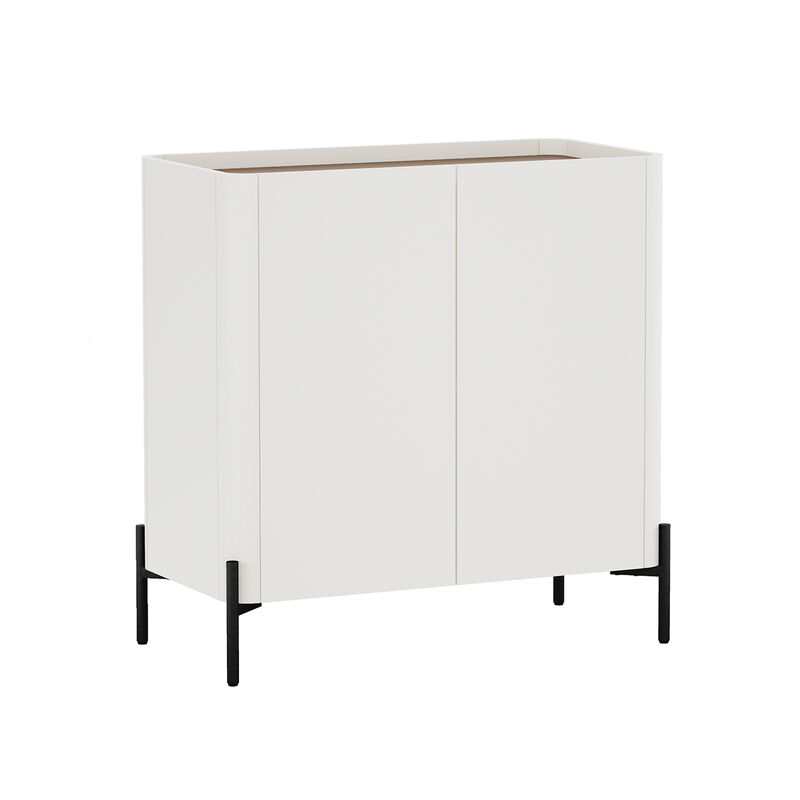 Abbey Beige Accent Cabinet and Sideboard Set