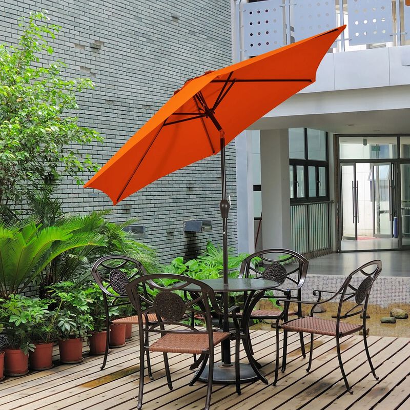 Mondawe 10 Feet Outdoor Patio Umbrella with Tilt Adjustment and Crank