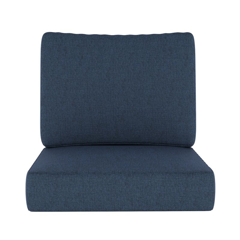 Outdoor/Indoor Sunbrella 24 x 24 x 5 Deep Seating Seat/Back Cushion