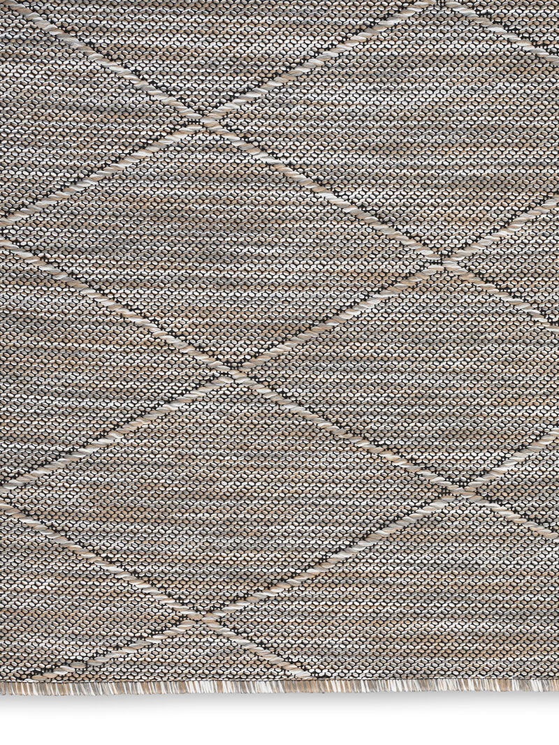 Washable Solutions WSL01 Gray/Mocha 2'2" x 8' Rug