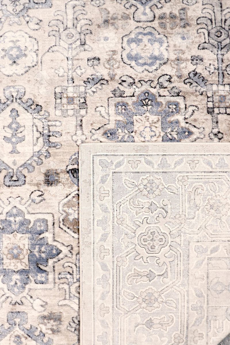 Pasargad Home Turkish Majestic Beige Area Rug- 2' 6'' X  8' 0'' image number 4