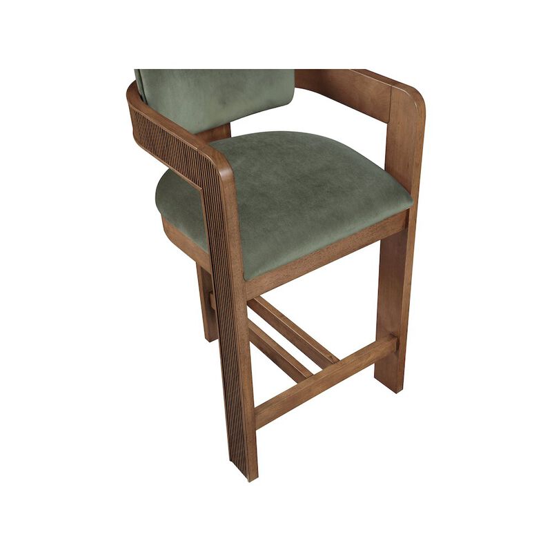 Meridian Furniture Sacha Velvet Stool