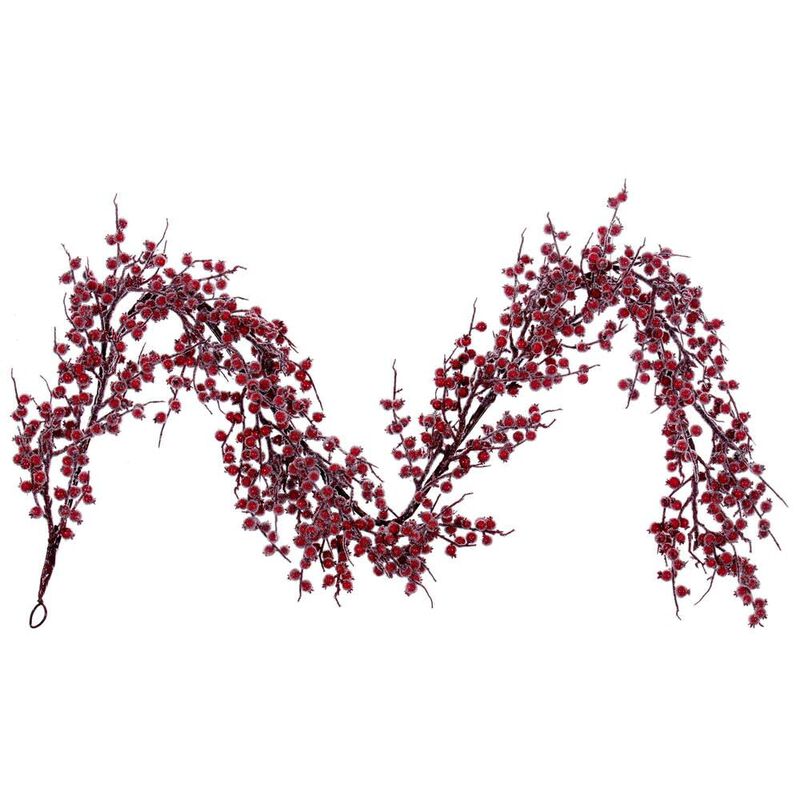 72" Winter Icy Red Berry image number 0
